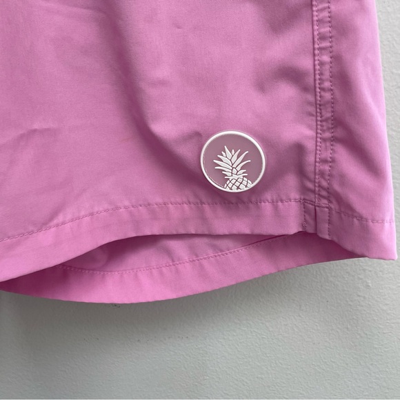 Chubbies men’s swimming trunks shorts bathing suit size large pink w mesh liner - Picture 6 of 8